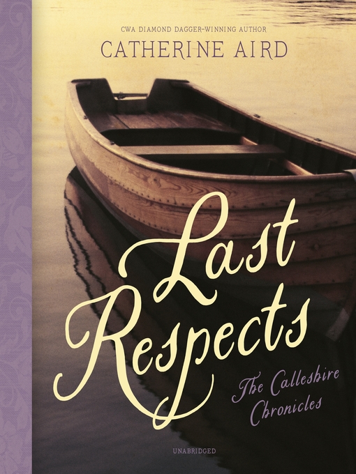 Title details for Last Respects by Catherine Aird - Wait list